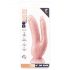 Dr. Skin 8 - dildo dublu cu ventuză (natur)