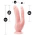 Dr. Skin 8 - dildo dublu cu ventuză (natur)