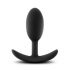 Aventuri Anale Platinum M - dildo anal cu bile - negru (mediu) 