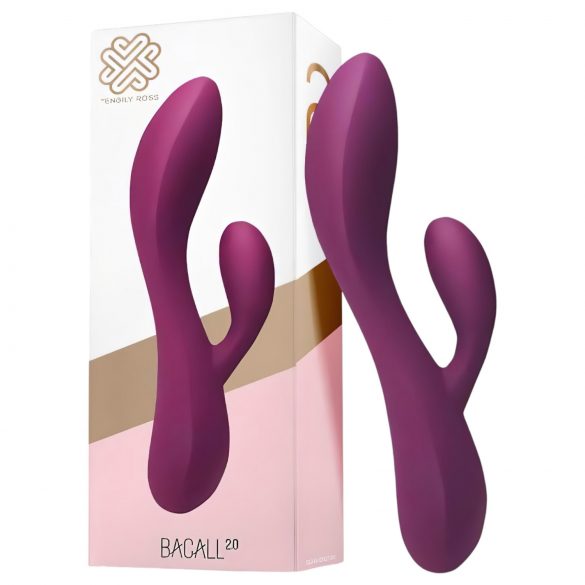 Engily Ross Bacall 2.0 - vibrator cu braț pentru clitoris și punctul G (mov)