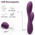 Engily Ross Bacall 2.0 - vibrator G-spot cu stimulator de clitoris, reincarcabil (mov) 