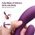 Engily Ross Bacall 2.0 - vibrator G-spot cu stimulator de clitoris, reincarcabil (mov) 