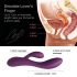 Engily Ross Bacall 2.0 - vibrator G-spot cu stimulator de clitoris, reincarcabil (mov) 