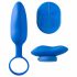 Platanomelón Mobi - set vibrator cu acumulator și funcție radio - 2 piese (albastru) 