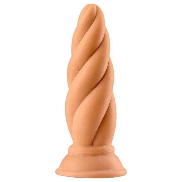 Max & Co Felix - dildo anal spiralat - 15cm (natur)