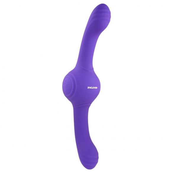 Evolved Our Gyro Vibe - vibrator dublu cu acumulator, oscilant (mov)