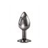 Set dildo anal metalic Evolved Black Gem (negru-argintiu) 