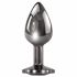 Set dildo anal metalic Evolved Black Gem (negru-argintiu) 