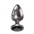 Set dildo anal metalic Evolved Black Gem (negru-argintiu) 