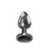 Set dildo anal metalic Evolved Black Gem (negru-argintiu) 