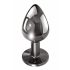 Set dildo anal metalic Evolved Black Gem (negru-argintiu) 