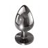 Set dildo anal metalic Evolved Black Gem (negru-argintiu) 