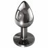 Set dildo anal metalic Evolved Black Gem (negru-argintiu) 