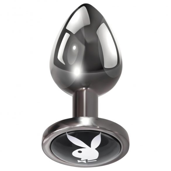 Playboy Tux - dildo anal mic (argintiu) 