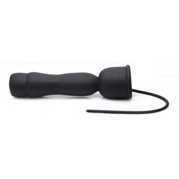 Trinity Vibes - Dilatator și vibrator pentru gland, 2 în 1 (negru) 