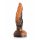 Dildo texturat din silicon Ravager - 20cm (portocaliu) 