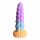 Dildo Unicorn Mystique - 21 cm (mov-galben) 