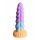 Cock-urile Creature Mystique - dildo unicorn - 21 cm (mov-galben)