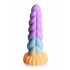 Dildo Unicorn Mystique - 21 cm (mov-galben) 