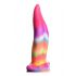 Limba Creature - dildo silicon luminos - 21cm (curcubeu) 