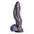 Dildo din silicon Hydra - 27cm (mov) 