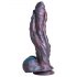 Dildo din silicon Hydra - 27cm (mov) 