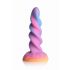 Dildo iluminat cu unicorn - Moon Rider (mov-roz) 