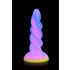 Dildo iluminat cu unicorn - Moon Rider (mov-roz) 