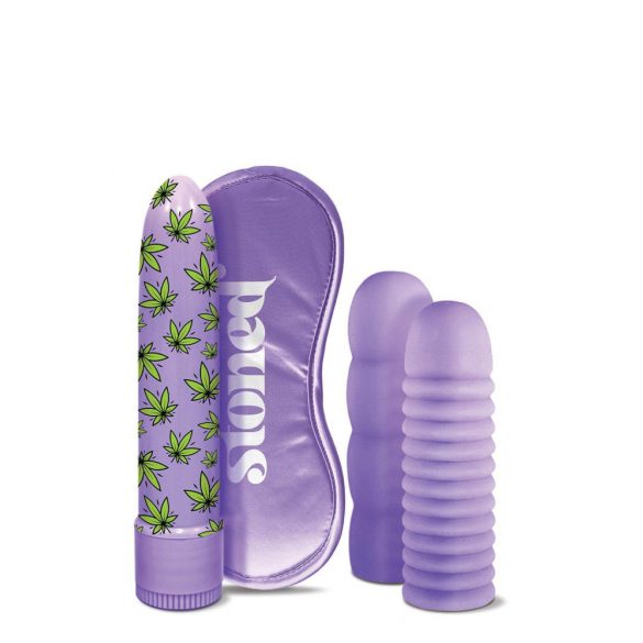 Set vibrator Bonga Bunga Stoner - 4 piese - mov 