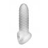 Husa penis Fat Boy Checker - alb (15cm) 