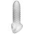 Husa penis Fat Boy Checker - alb (15cm) 