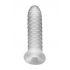 Husa penis Fat Boy Checker - alb (15cm) 