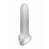 Husă pentru penis Fat Boy - albă (17 cm) 