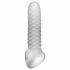 Husă pentru penis Fat Boy - albă (17 cm) 