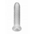 Husă pentru penis Fat Boy - albă (17 cm) 