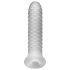 Cutia cu Motive de Șah Fat Boy - înveliș pentru penis (17 cm) - alb lăptos