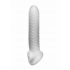 Husă pentru penis Fat Boy Checker - 19 cm - alb crem 