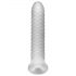 Husă pentru penis Fat Boy Checker - 19 cm - alb crem 