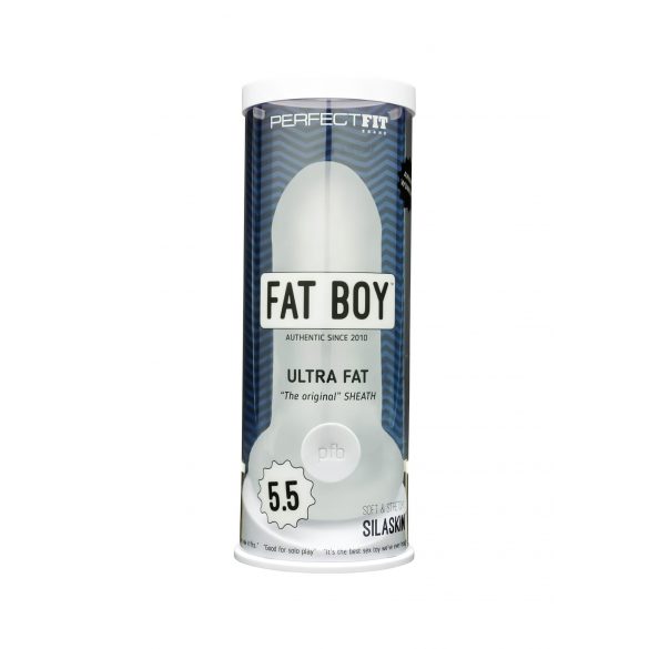 Fat Boy Original Ultra - husă penis (15cm) - alb crem 