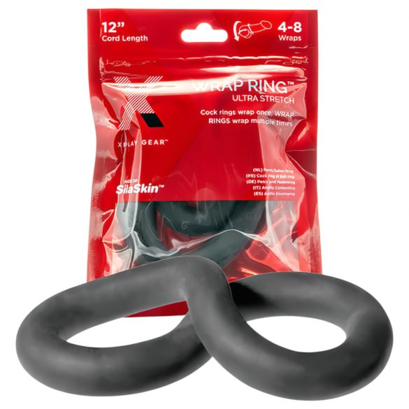 Perfect Fit Ultra Wrap 12 - inel penian gros - negru (30cm)