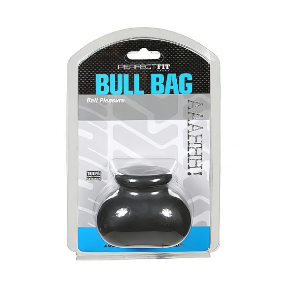 Perfect Fit Bull Bag - Sac de testicule și prelungitor (negru)