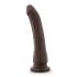 Dr. Skin 8,5 - dildo realist cu ventuză - maro (20,5cm) 