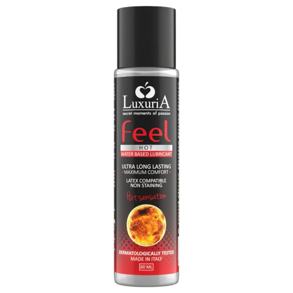 LuxuriA Feel Hot - lubrifiant cu efect de încălzire (60ml)