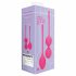 Set de bile vaginale ponderate Loveline - 2 piese (roz) 