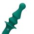 Vibrator anal cu bile și acumulator - Loveline (verde) 