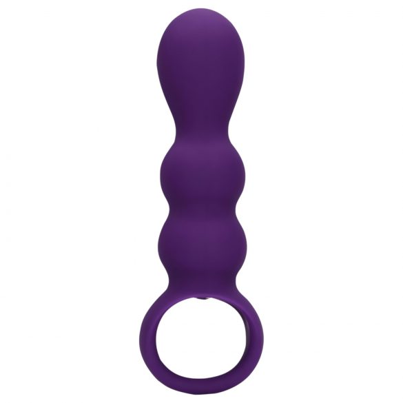 Vibrator anal cu bile, reîncărcabil, mov - Loveline 