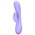 Vibrator rabbit cu stimulator clitoridian, mov, reincarcabil - Loveline 