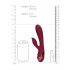 Loveline - vibrator cu acumulator pentru clitoris (bordo) 