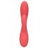 Loveline - vibrator cu încărcare, rezistent la apă, cu braț pentru clitoris (roz)