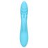 Loveline - vibrator impermeabil cu acumulator și braț de stimulare a clitorisului de iepuraș (albastru)